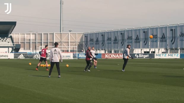 Vlahovic in preparation for his first derby vs Torino